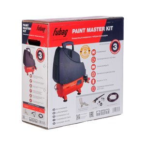 FUBAG Компрессорный набор Paint Master Kit безмасляный компрессор + 3 предмета в Якутске фото