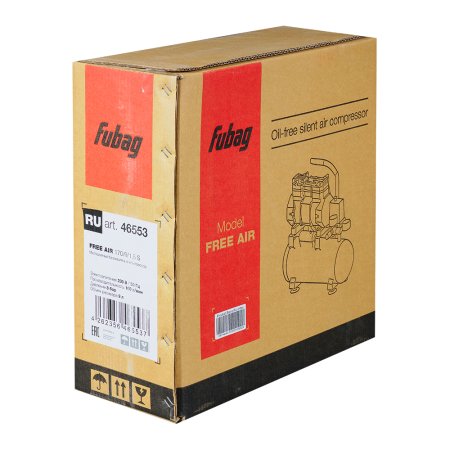 Компрессор безмасляный малошумный FUBAG Свободный Воздух (Free Air) 170/9/1.5 S в Якутске фото