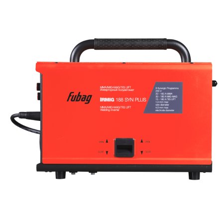 FUBAG Сварочный полуавтомат IRMIG 188 SYN PLUS + Горелка FB 250 3m + Маска сварщика Хамелеон IR 9-13N S  + Сварочные краги на подкладке красные FWGN 10R в ПОДАРОК в Якутске фото