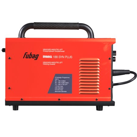 FUBAG Сварочный полуавтомат IRMIG 188 SYN PLUS + Горелка FB 250 3m + Маска сварщика Хамелеон IR 9-13N S  + Сварочные краги на подкладке красные FWGN 10R в ПОДАРОК в Якутске фото