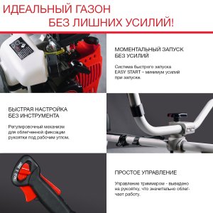 FUBAG Бензиновый триммер FPT 33 + Триммерная леска сечение витой квадрат L 130 м * 2.4 мм в ПОДАРОК в Якутске фото