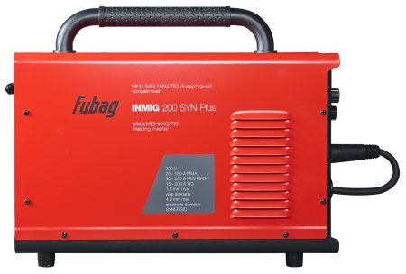 FUBAG Сварочный полуавтомат, инвертор INMIG 200 SYN PLUS с горелкой FB 250 3 м + Маска сварщика "Хамелеон" OPTIMA TEAM 9-13 BLACK + Краги спилковые сварщика красные в ПОДАРОК! в Якутске фото