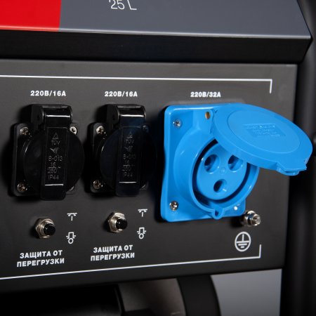 Бензиновый генератор с электростартером и коннектором автоматики FUBAG BS 7500 A ES в Якутске фото