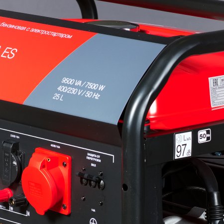 Бензиновый генератор FUBAG BS 8000 DA ES (трехфазный) с электростартером и коннектором автоматики в Якутске фото