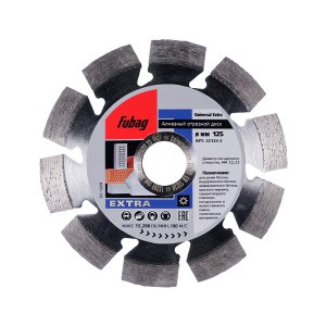 Алмазный отрезной диск FUBAG Universal Extra D125 мм/ 22.2 мм в Якутске фото