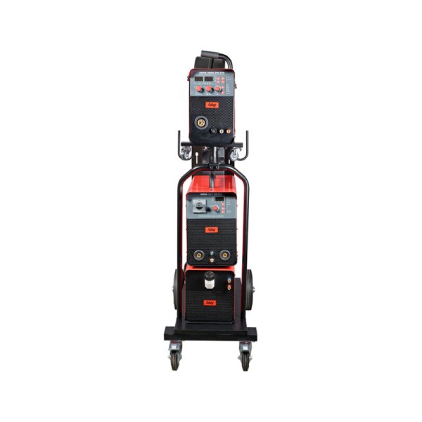 FUBAG Cварочный полуавтомат INMIG 500T DW SYN + Подающий механизм DRIVE INMIG DW SYN +Шланг-пакет 5 метров 70мм2 14 pol с жидкостным охлаждением для INMIG 500T DW SYN + Горелка FB 500 3m + Блок жидкостного охлаждения Cool 70 + Тележка для аппаратов в Якутске фото