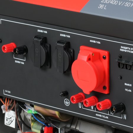 Бензиновый генератор FUBAG BS 9000 DA ES (трехфазный) с электростартером и коннектором автоматики в Якутске фото