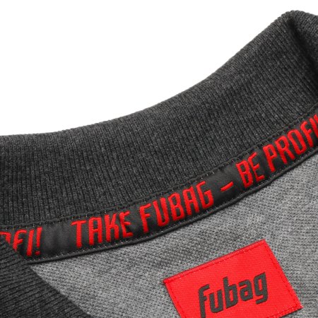 Серая рубашка-поло Fubag с красными пуговицами  размер L в Якутске фото