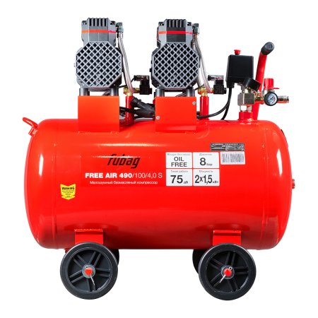 Компрессор безмасляный малошумный FUBAG Свободный Воздух (Free Air) 490/100/4.0 S в Якутске фото