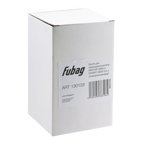 FUBAG Бачок для краскораспылителя MASTER G600 EXPERT G600, 0.6л полипропиленовый в Якутске фото