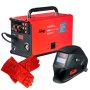 FUBAG Сварочный полуавтомат IRMIG 208 SYN PLUS (31447) + Маска сварщика Хамелеон IR 9-13N S (38072) + Сварочные краги на подкладке красные FWGN 10R (641180) в Якутске фото