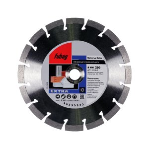 Алмазный отрезной диск FUBAG Universal Extra_ диам. 230/22.2 в Якутске фото