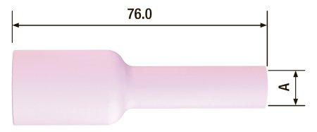 FUBAG Сопло керамическое для газовой линзы №6L ф10 FB TIG 17-18-26 (2 шт.) в Якутске фото