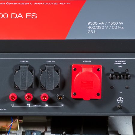 Бензиновый генератор FUBAG BS 8000 DA ES (трехфазный) с электростартером и коннектором автоматики в Якутске фото