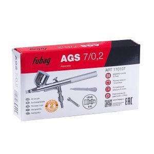 FUBAG Аэрограф AGS7/0.2 с набором в кейсе в Якутске фото