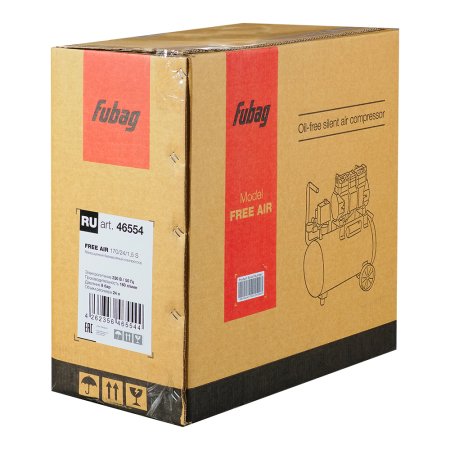 Компрессор безмасляный малошумный FUBAG Свободный Воздух (Free Air) 170/24/1.5 S в Якутске фото