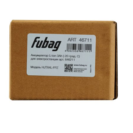 Аккумулятор FUBAG li-ion 3Ah для инверторного генератора TI 11000 A ES (арт. 646211) купить в Якутске