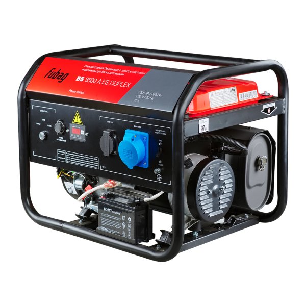 Бензиновый генератор FUBAG BS 3500 A ES DUPLEX в Якутске фото